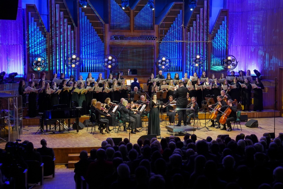 Prawykonanie Stabat Mater Piotra Komorowskiego w Filharmonii Pomorskiej w Bydgoszczy. Fot. facebook.com/filharmoniapomorska