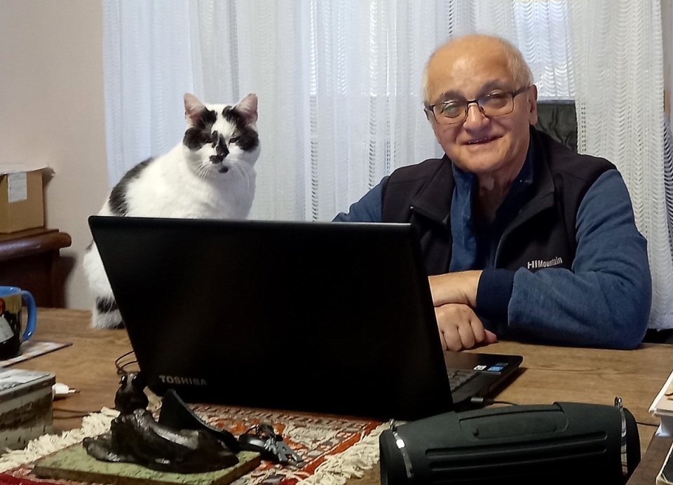 Prof. Beniamin Vogel, współtwórca Zabytkowej Kolekcji Fortepianów im. Andrzeja Szwalbego w Ostromecku. Fot. Andrzej Gawroński