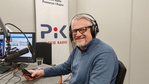 W toruńskim studiu zasiadł także Tomasz Lenz/fot: Zdzisław Nawrat