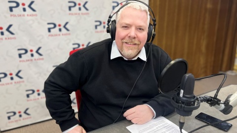 Audycję prowadził Michał Słobodzian/fot: Izabela Langner