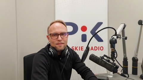 Gościem w toruńskim studiu był Piotr Lenkiewicz/fot: Zdzisław Nawrat
