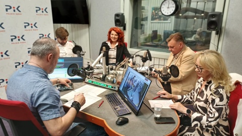 Goście Radiokonferencji w studiu PR PiK w Bydgoszczy/fot. Katarzyna Bogucka