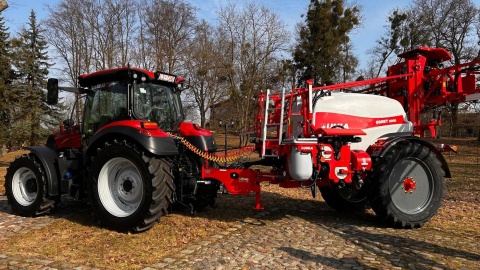 Nowy opryskiwacz Unii Group prezentowany podczas konferencji w Rulewie. Fot. Ireneusz Sanger