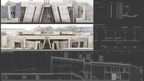 Projekt „Muzeum Żołnierzy Wyklętych” w Bydgoszczy autorstwa Agaty Rzoski