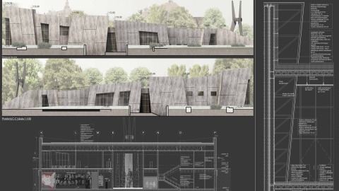 Projekt „Muzeum Żołnierzy Wyklętych” w Bydgoszczy autorstwa Agaty Rzoski