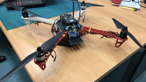 O dronach na UTP. Fot. Tomasz Kaźmierski