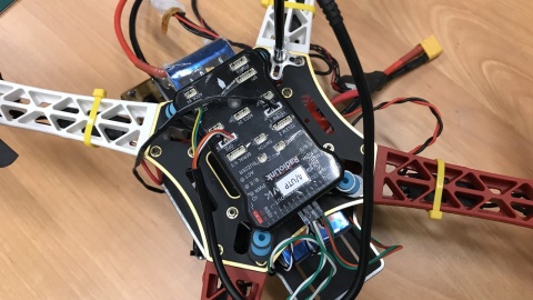 O dronach na UTP. Fot. Tomasz Kaźmierski