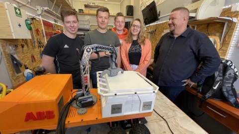 W audycji „Pomysł-Innowacja-Kariera” wybraliśmy się do Grudziądza, by porozmawiać z uczniami, których projekt dostał się do finału konkursu „Explory”. Fot. Polskie Radio PiK