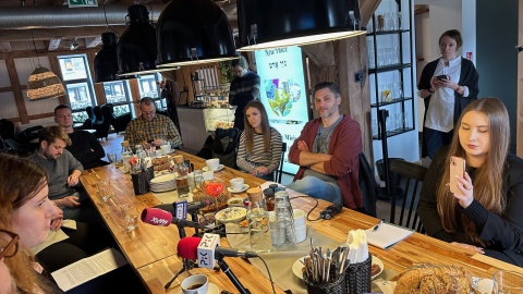 Śniadanie prasowe w Młynach Rothera/fot. Tomasz Kaźmierski