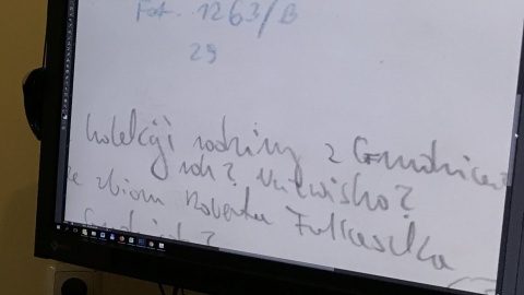 Adam Doman przy pracy w Wojewódzkiej i Miejskiej Bibliotece w Bydgoszcz. Fot. Tomasz Kaźmierski