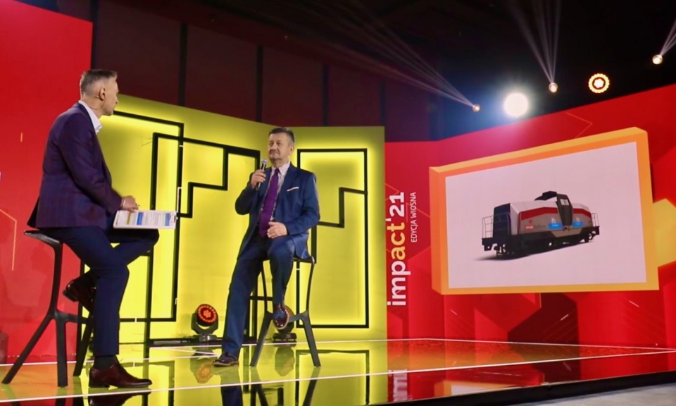 Prezentacja projektów wodorowych PESA podczas Impact 2021. Fot. nadesłane