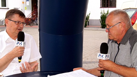 Goście Wojciecha Socińskiego opowiadali o tym, czym dzisiaj żyją mieszkańcy gminy Bukowiec. Fot. Henryk Żyłkowski