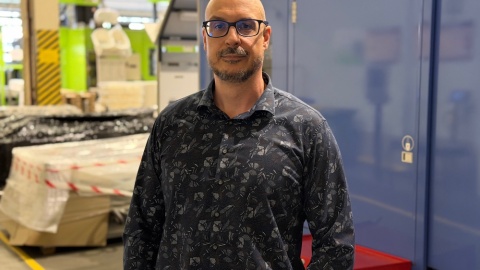 Michał Tubielewicz, dyrektod finansowy firmy Hanplast/fot. Tomasz Kaźmierski