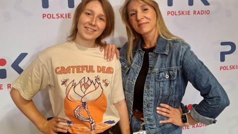 Tosia Kasprzak i Justyna Chmiel współorganizatorki Festiwalu „Przeźrocza”, ze Stowarzyszenia „KolorOFFon”. Fot. Bogumiła Wresiło/PR PiK