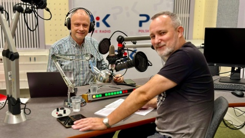 Piotr Wojciechowski i prowadzący Maciej Wilkowski/fot. Izabela Langner