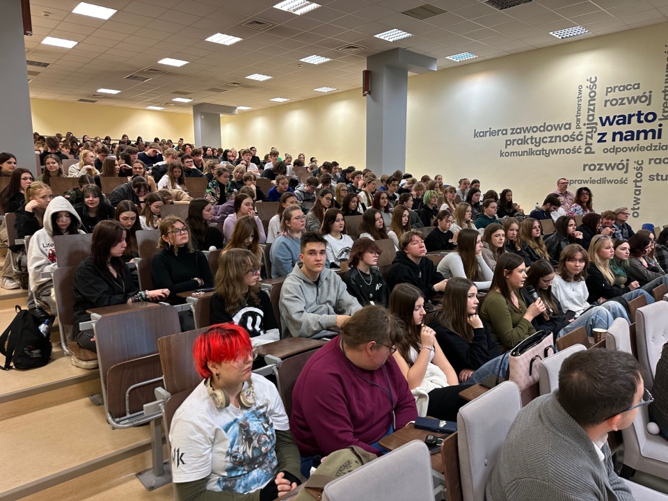 Influenceriada na Uniwersytecie WSB Merito w Bydgoszczy/fot. Tomasz Kaźmierski