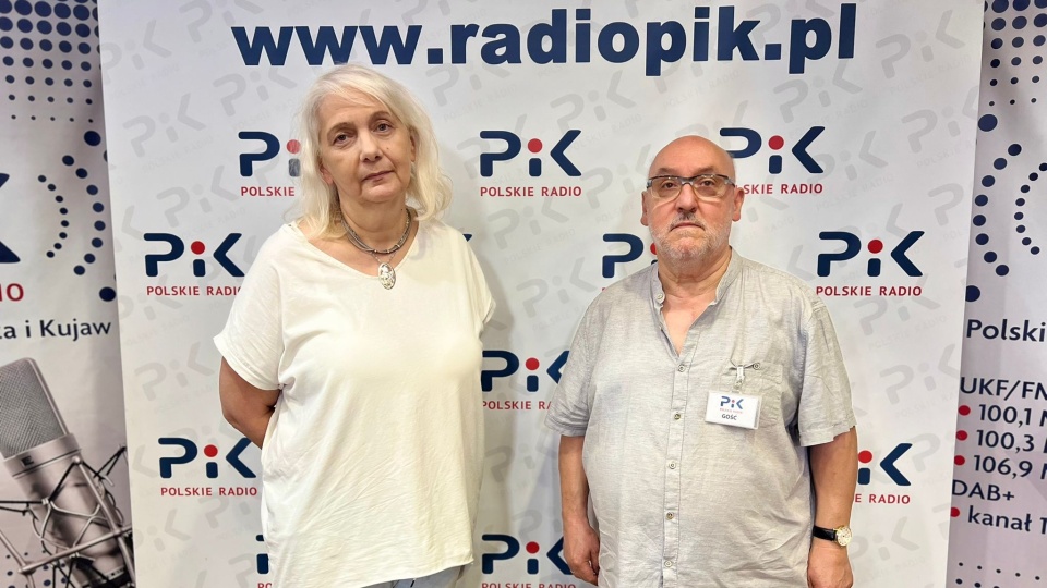 Gościem Żanety Walentyn był dr hab. Marek Romaniuk, historyk i archiwista/fot: Izabela Langner
