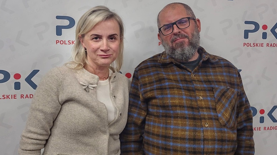 Gośćmi audycji byli (od lewej) dr Kamila Sierzputowska i dr Marcin Jastrzębski/fot.: Maciej Wilkowski