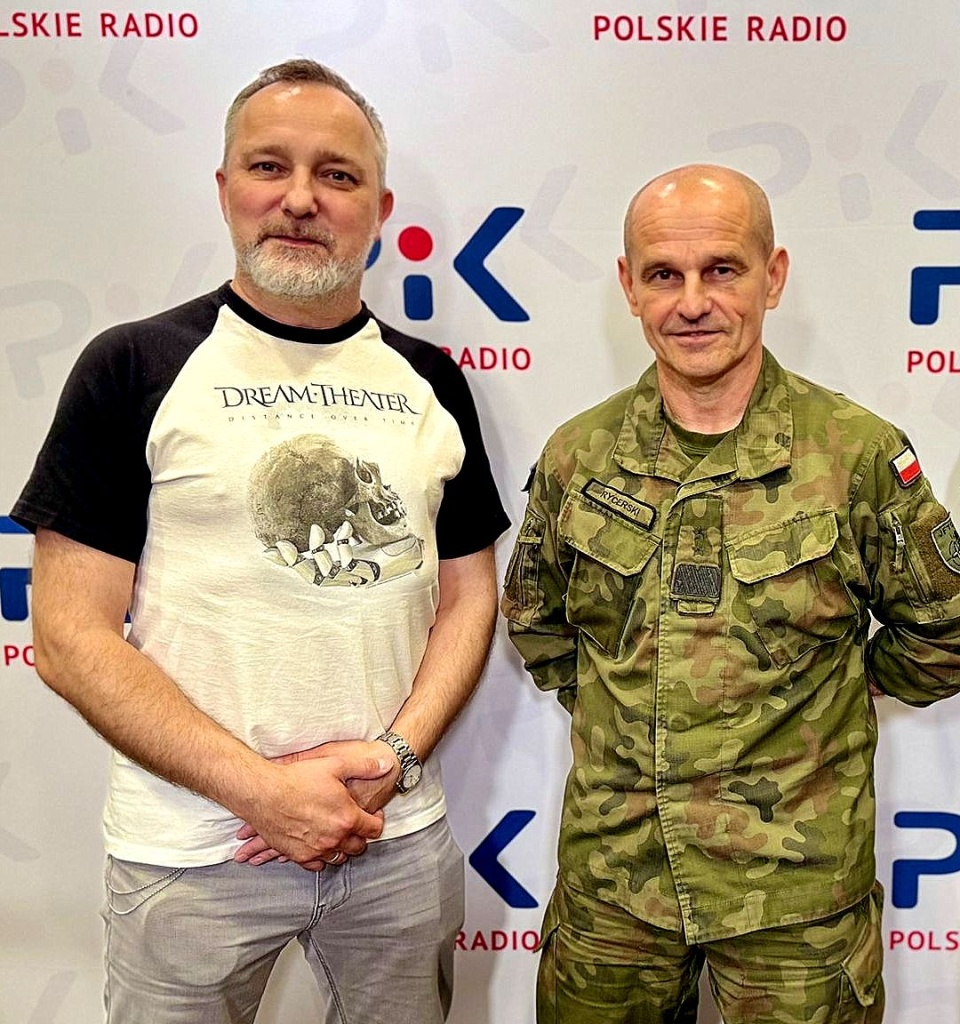 Maciej Wilkowski i jego gość, generał dywizji Bogdan Rycerski. Fot. Iza Langner/PR PiK