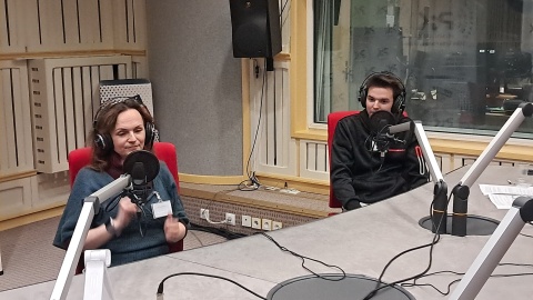 Gośćmi audycji byli Justyna Tessa i Michał Dymek (od lewej)/fot: Radosław Łączkowski