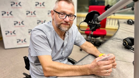 Gościem audycji był Krzysztof Kranz/fot: Izabela Langner