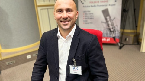 Gościem audycji był Maciej Maciejewski/fot: Izabela Langner