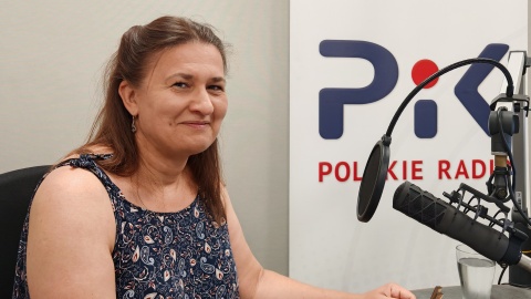Gościem audycji w toruńskim studiu była Małgorzata Wiśniewska/fot: Zdzisław Nawrat