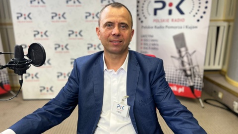 Gościem audycji był profesor Marcin Bereźnicki/fot.: Izabela Langner