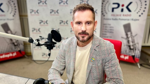 Gościem audycji był Dariusz Rutkowski/fot.: Izabela Langner