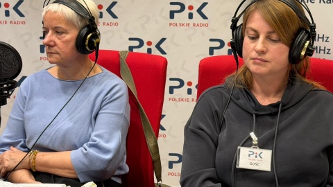 Goście audycji Żanety Walentyn w studiu Polskiego Radia PiK. Fpt. Tomasz Kaźmierski