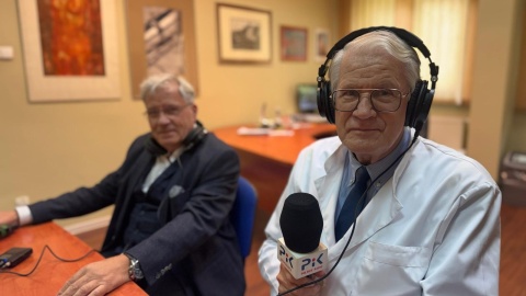 Od lewej ginekolog dr Józef Dziedzic i chirurg onkolog dr n. med. Tomasz Mierzwa/fot. Magda Jasińska