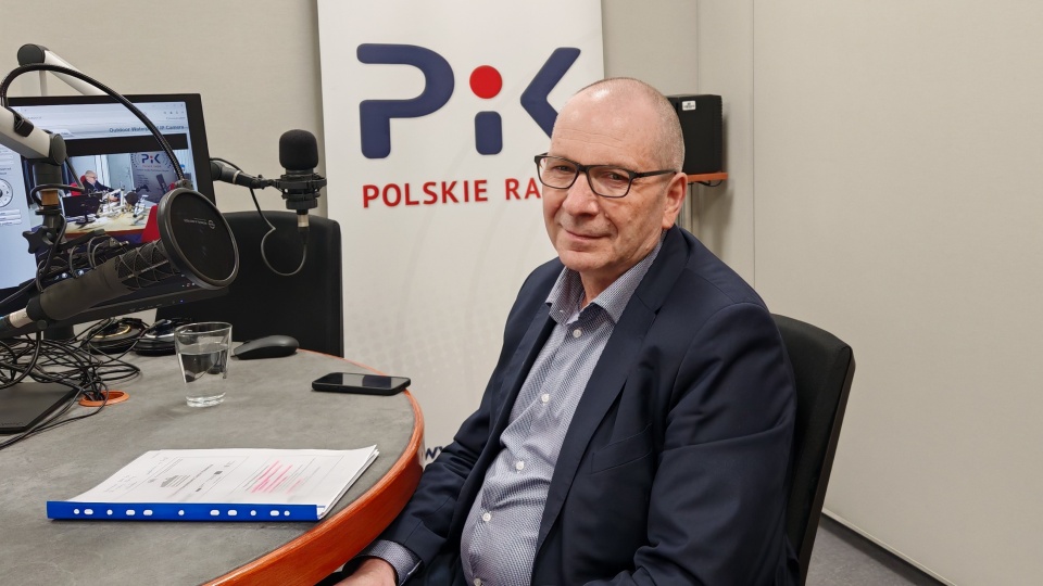 Gościem audycji z toruńskiego studia był Grzegorz Boroń/fot: Zdzisław Nawrat