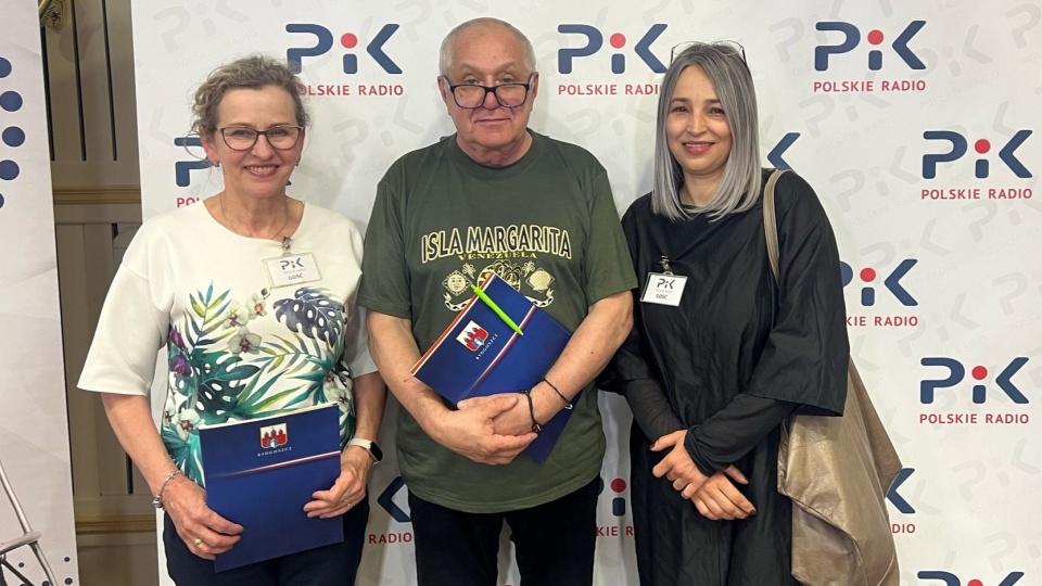 Gośćmi audycji Wojciecha Sobocińskiego (w środku) były Gabriela Woźnica (z lewej) i Beata Biernacik (z prawej)/fot: Izabela Langner