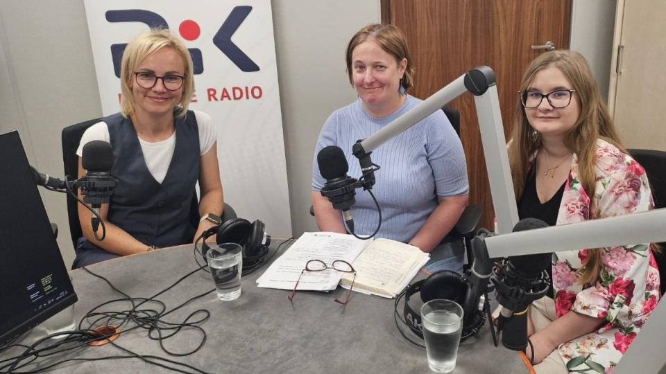 Gośćmi w toruńskim studiu były: Anna Czarnecka, Agnieszka Chełminiak i Malwina Jaskólska/fot: Adriana Andrzejewska-Kuras
