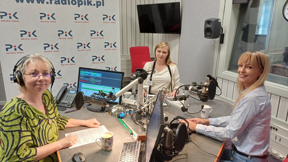 Gościem Magdy Jasińskiej (z lewej) była Marta Wiśniewska (w środku)/fot: Katarzyna Bogucka