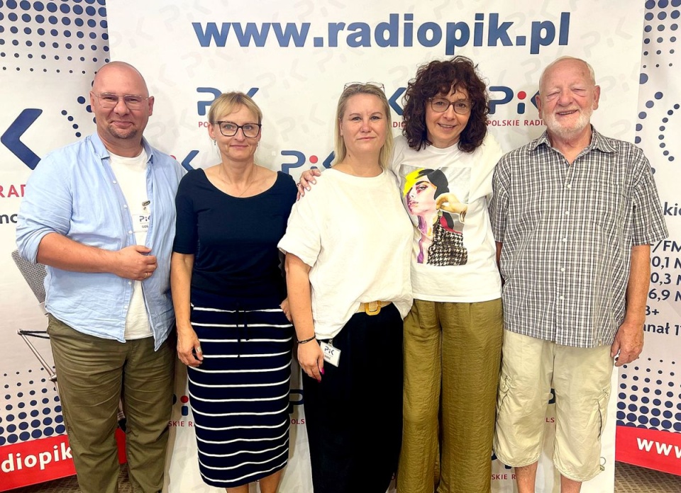 Małgorzata Burchardt i jej goście w audycji „Pytać każdy może”. Fot. Izabela Langner/PR PiK