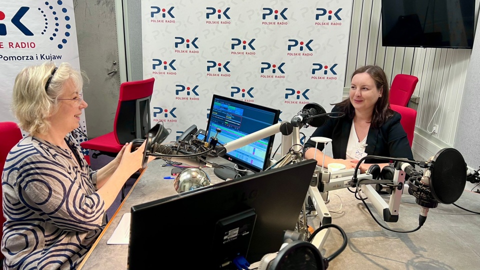 Gościem Magdy Jasińskiej była Klaudia Subutkiewicz (od lewej)/fot: Izabela Langner