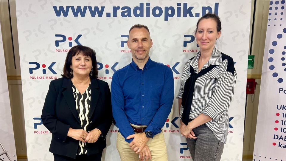 Gośćmi audycji byli: Grażyna Dziedzic, Norbert Łysiak i Milena Wiśniewska-Janowiak (od lewej)/fot.: Izabela Langner