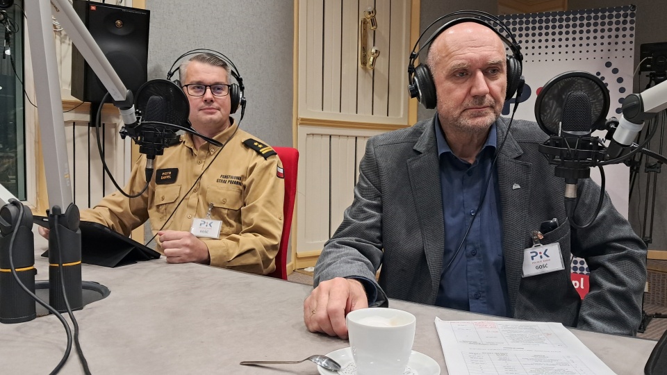 Gośćmi audycji byli bryg. Piotr Daniel i Robert Dobrosielski/fot.: Tomasz Bielicki