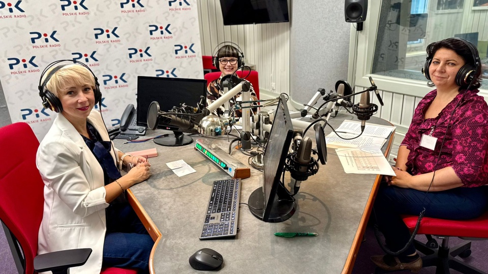 Gośćmi w bydgoskim studiu byli (od lewej): dr Kinga Sobieralska-Michalak, Marta Frankowska i Anna Kuczora/fot.: Izabela Langner