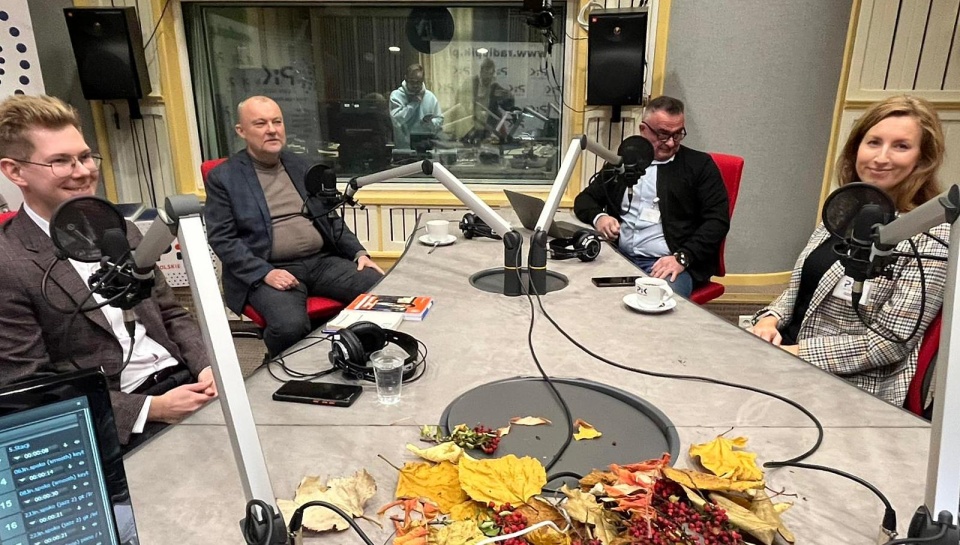 Goście audycji „Pytać każdy może”. Fot. Patryk Głowacki