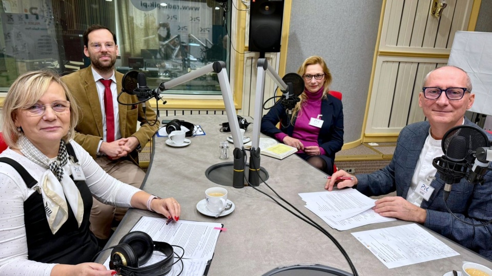 Od lewej: Beata Pilewska, Piotr Szczepańczyk, Emilia Balana-Mroczkowska oraz Wojciech Konarski. Fot. Izabela Langner