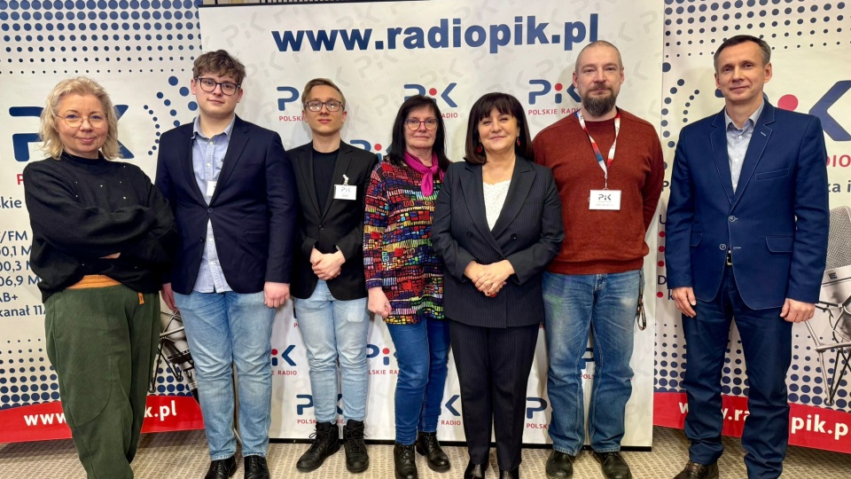 Uczestnicy audycji Pytać każdy może z 25 lutego 2026. Izabela Langner