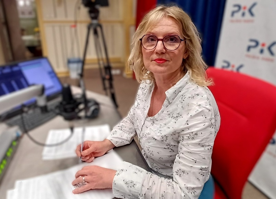 Audycję prowadziła Monika Siwak. Fot. Katarzyna Bogucka/PR PiK