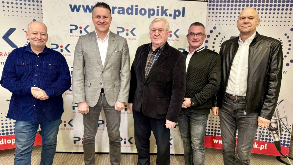 Od lewej: Sławomir Wittkowicz, dr Krzysztof Matela, Janusz Niewiadomski, Sebastian Gawronek i Roman Rogalski/fot. Izabela Langner