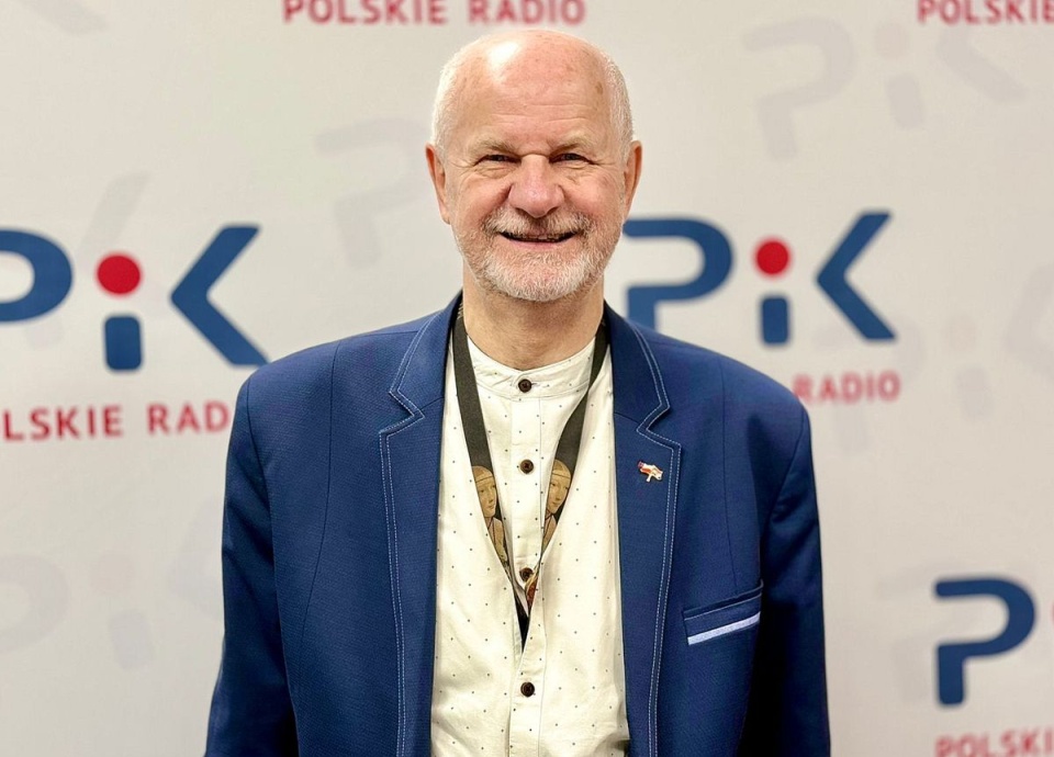 Pan Henryk Maciejewski - radca prawny, gość w audycji „Pytać każdy może”. Fot. Izabela Langner/PR PiK