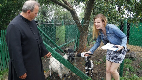 W minizoo ks. proboszcza Tomasza Kapczyńskiego na plebanii w Orlu