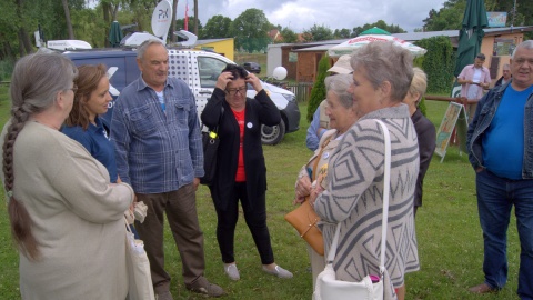 Mieszkańcy Skępego i ekipa PR PiK. Fot. Henryk Żyłkowski