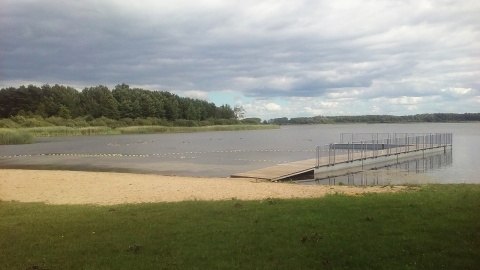 Plaża w Ostrowie - wybudowana z inicjatywy młodych. Fot. Kamila Zroślak
