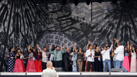 Na Festiwalu Piosenki i Kultury Romów w Ciechocinku. Fot. Henryk Żyłkowski